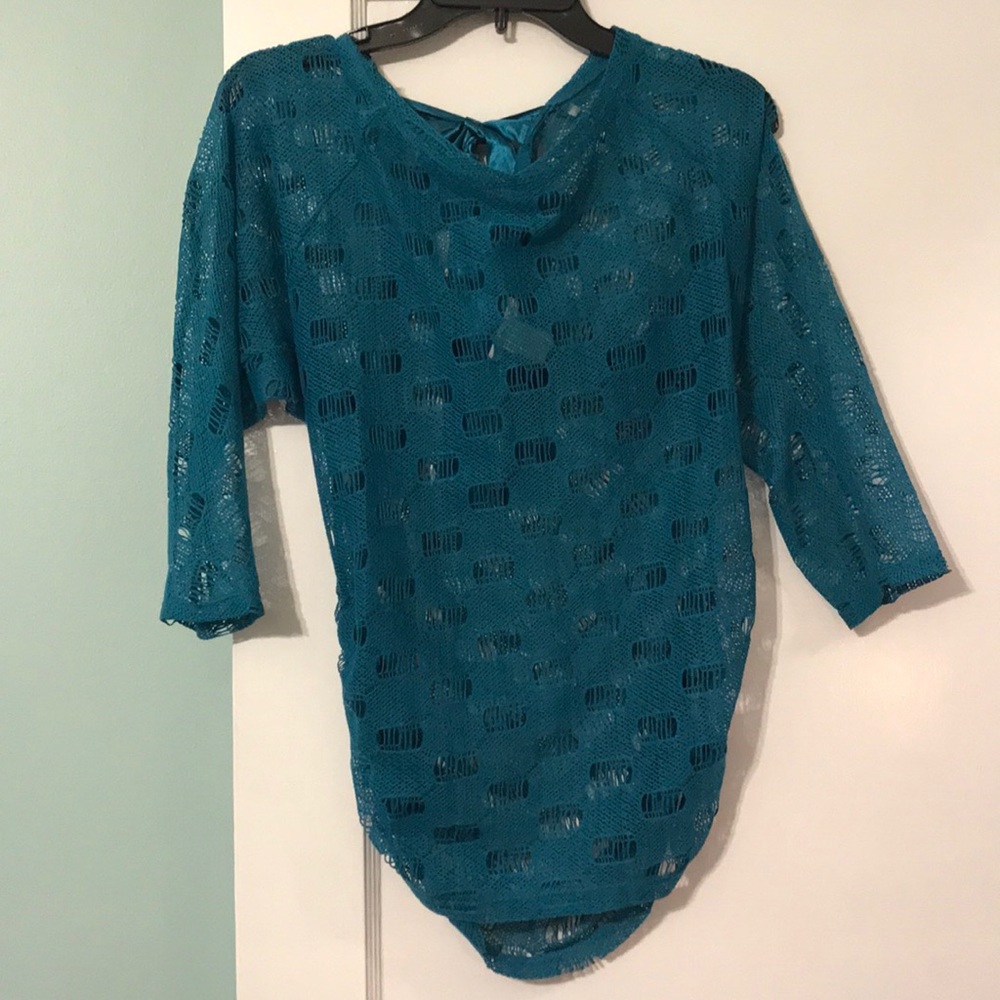 Charlotte Russe Teal top